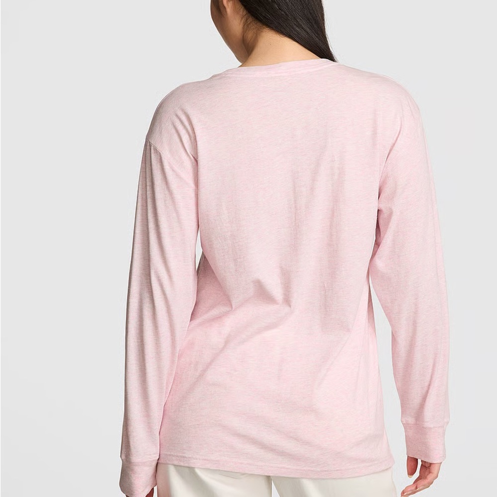 Women's Pink Long Sleeve Top